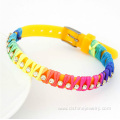 DIY Promotional Multi String Wrapped Silicone Band Bangle